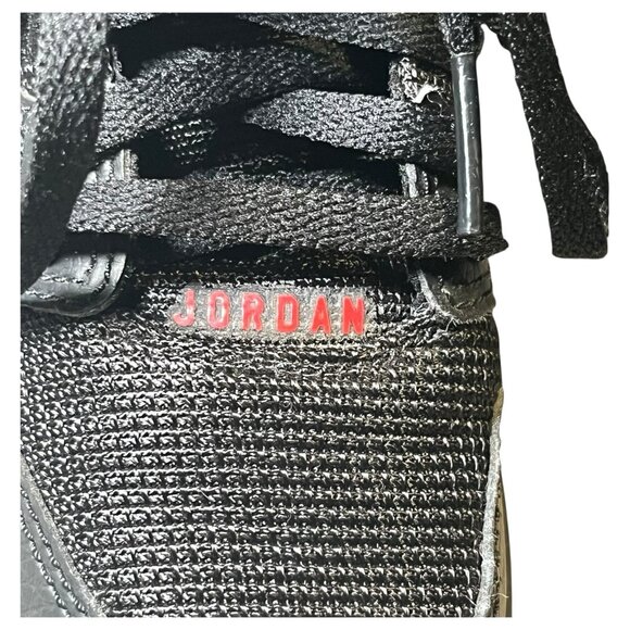 Nike Air Jordan 1 Flight 4 Kids 11C Black Red Basketball Shoes 828243-066 - Picture 6 of 14